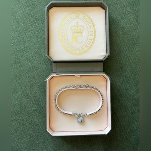 Y2K Juicy Couture heart bracelet costume jewelry